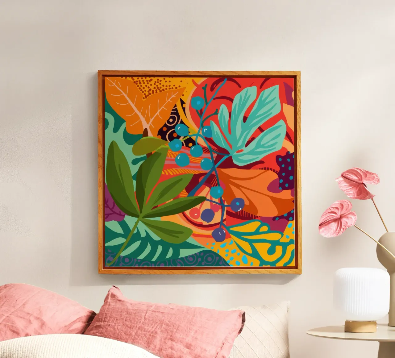 Tangerine Teal Tangle plexiglass da Arcane Lines