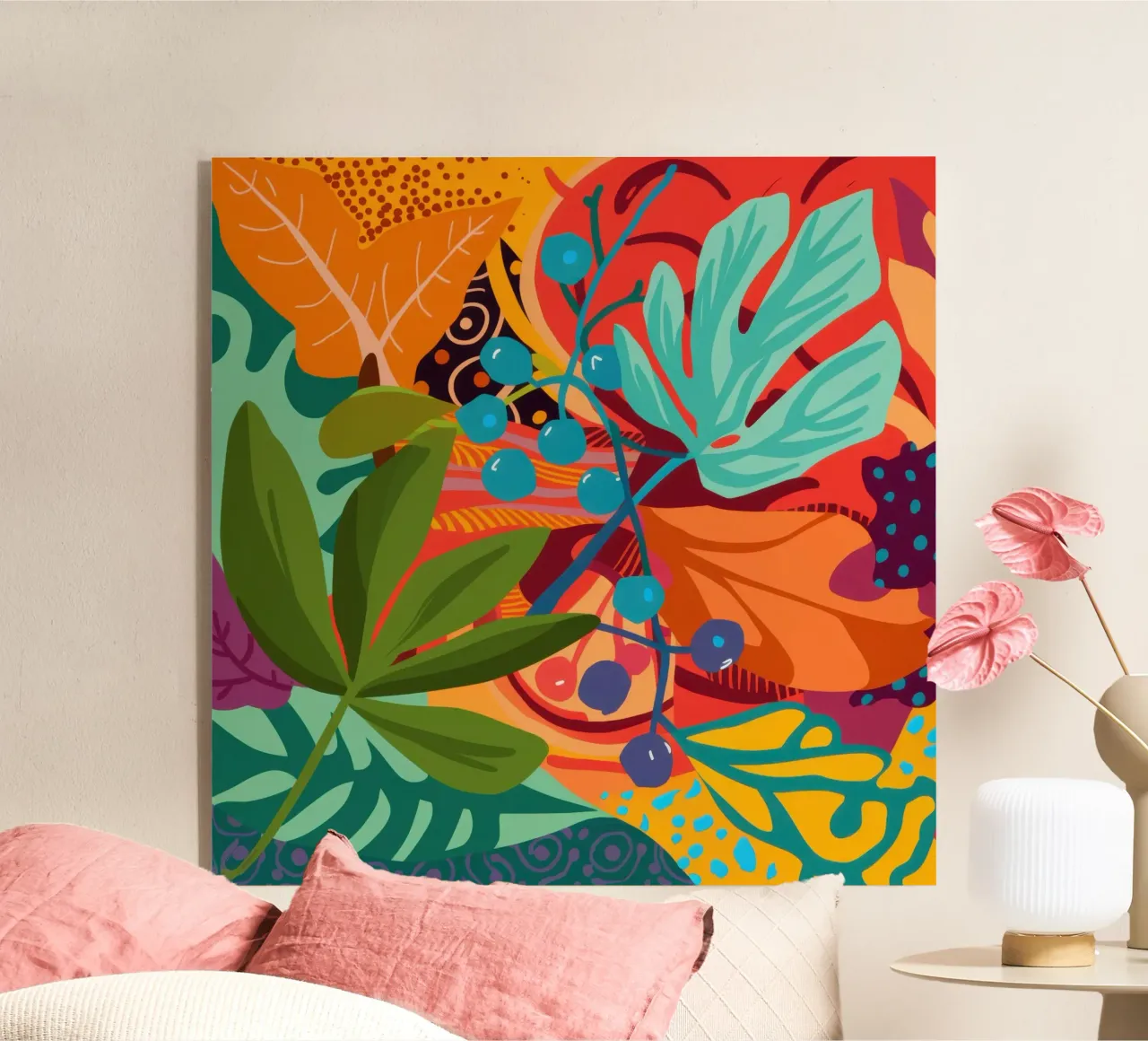 Tangerine Teal Tangle plexiglass da Arcane Lines