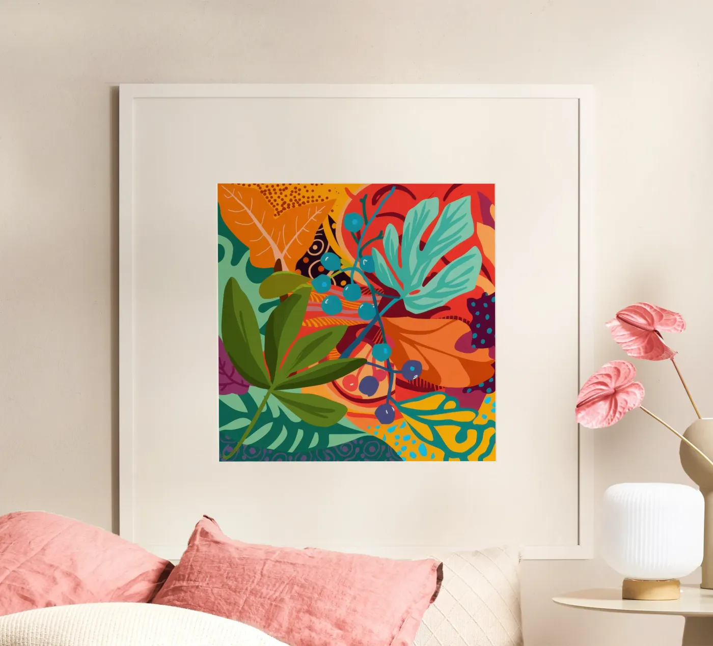 Tangerine Teal Tangle poster da Arcane Lines