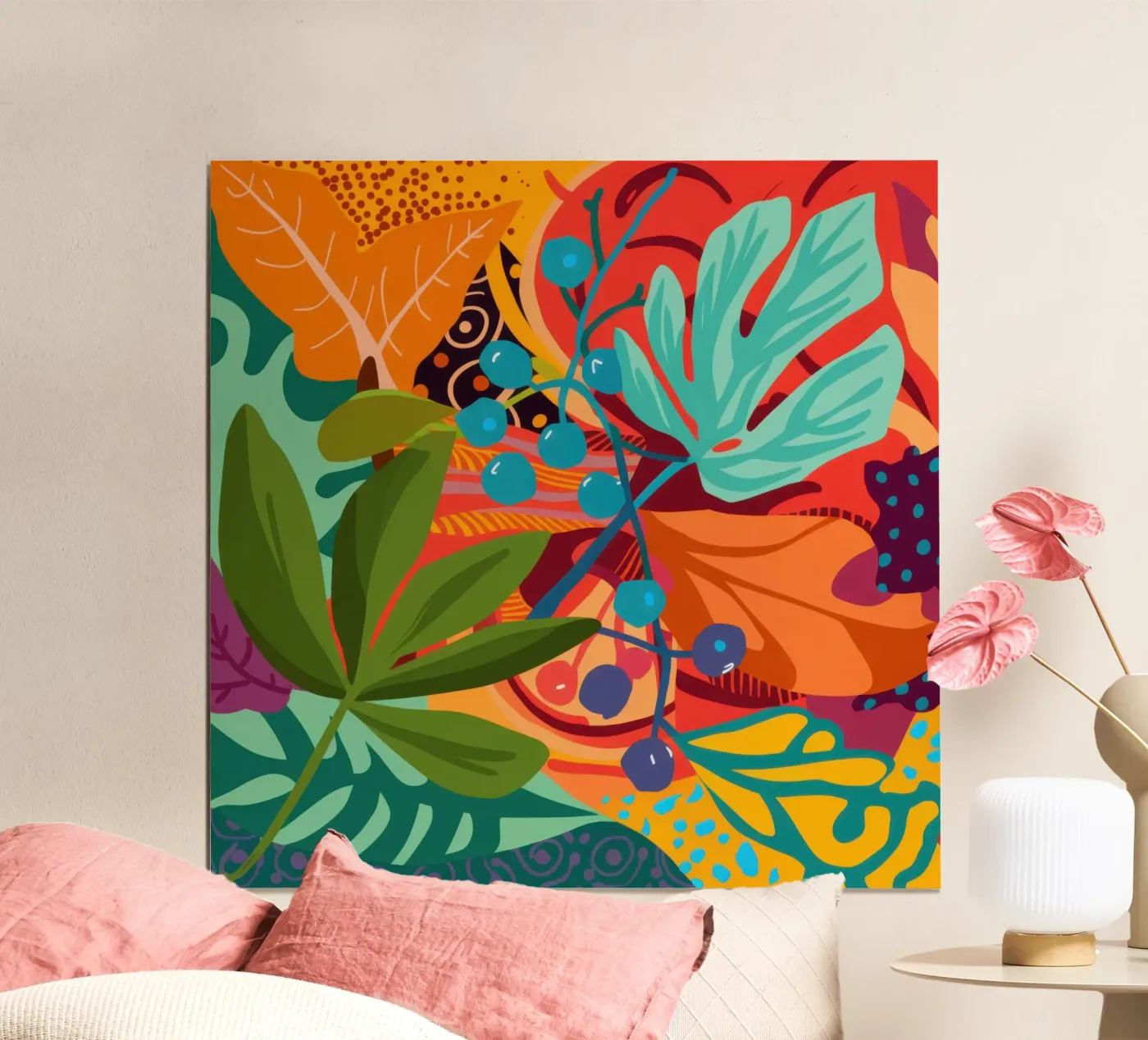 Tangerine Teal Tangle poster da Arcane Lines