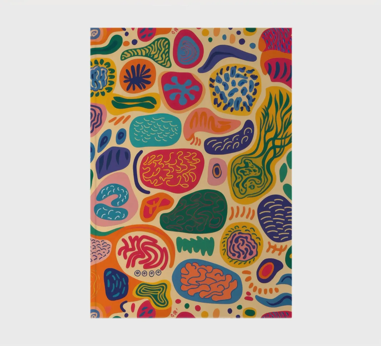 Colorful Pebble Pattern notebook by Sentinel Glow