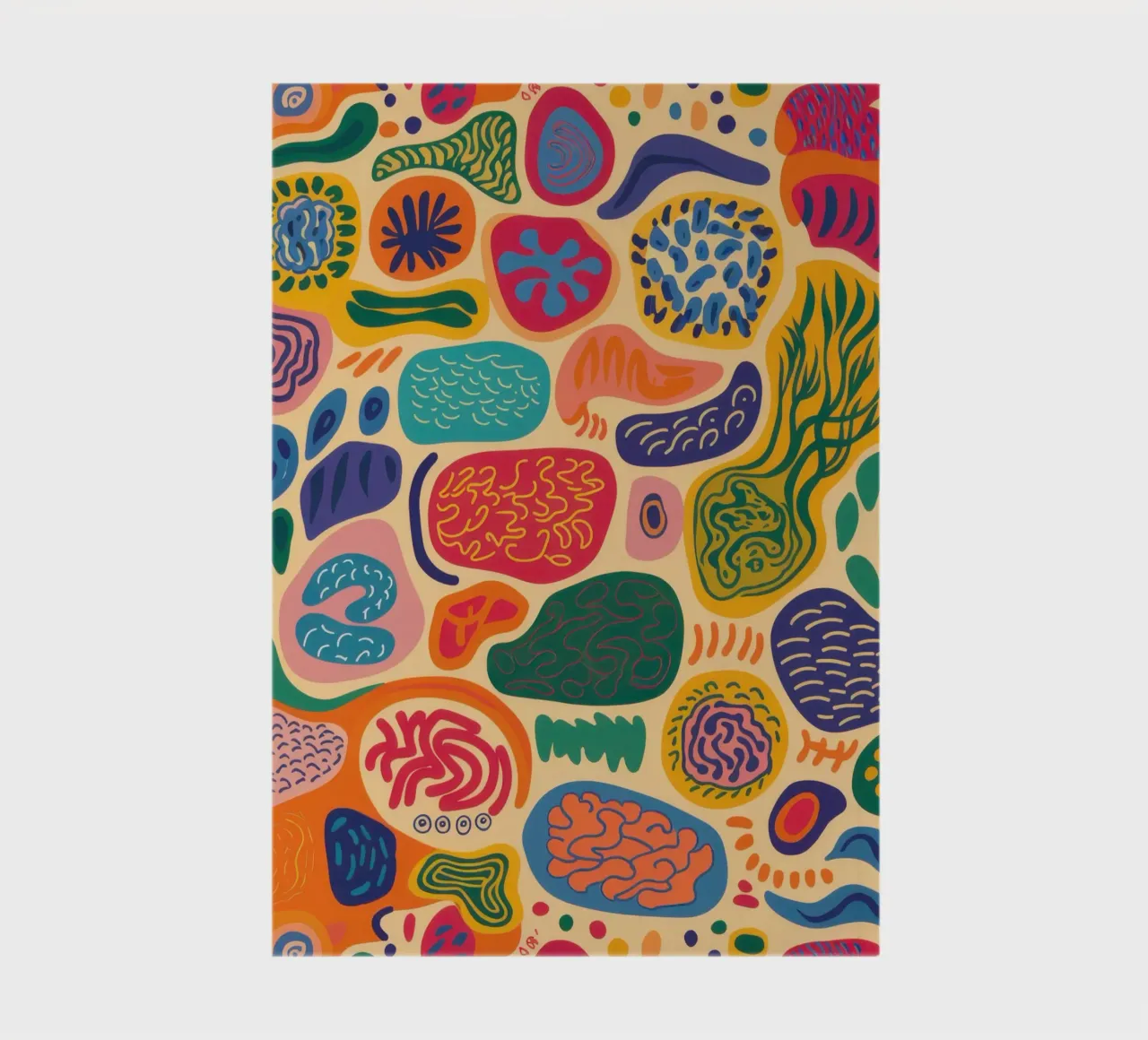 Colorful Pebble Pattern notebook by Sentinel Glow