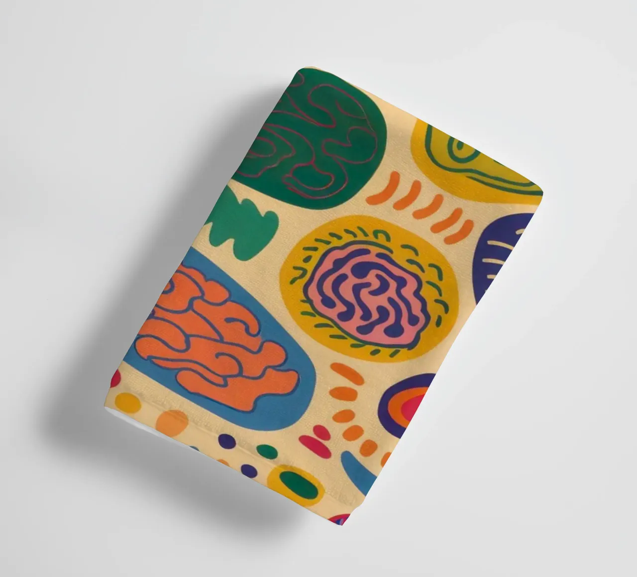 Colorful Pebble Pattern towel by Sentinel Glow