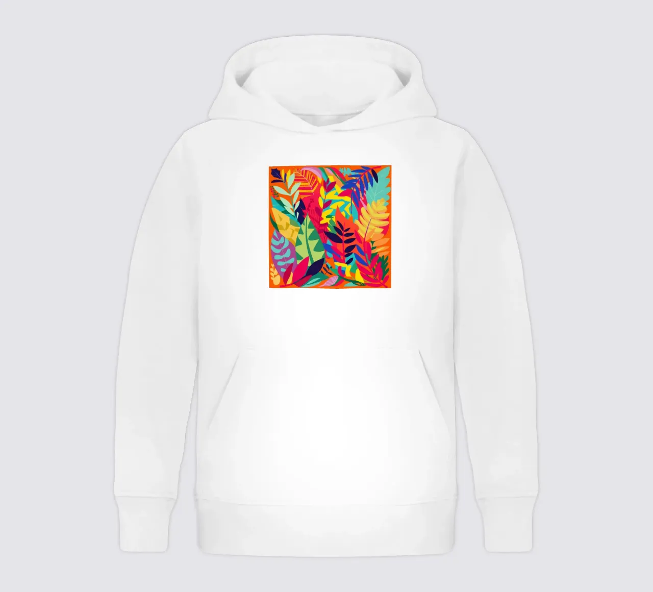 Fogliame Primal Color felpa bambino con cappuccio da Arcane Lines