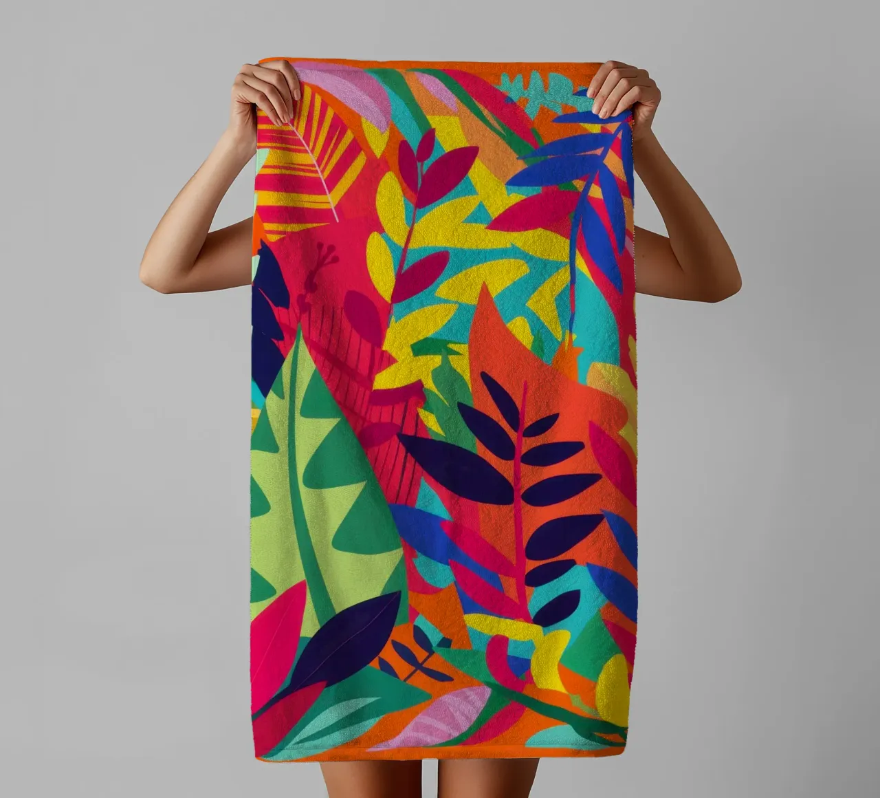 Fogliame Primal Color asciugamano da bagno da Arcane Lines