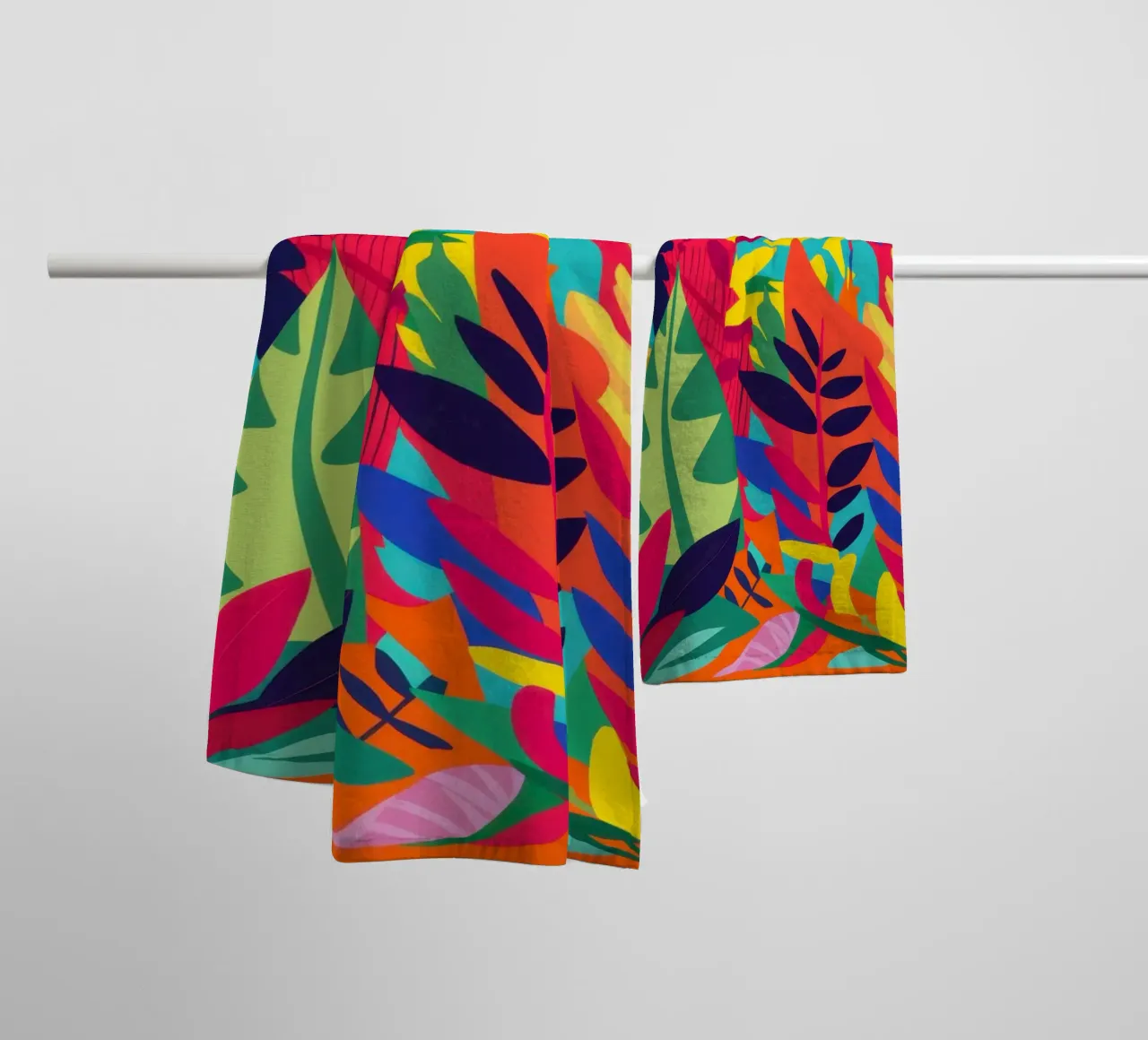 Fogliame Primal Color asciugamano da bagno da Arcane Lines