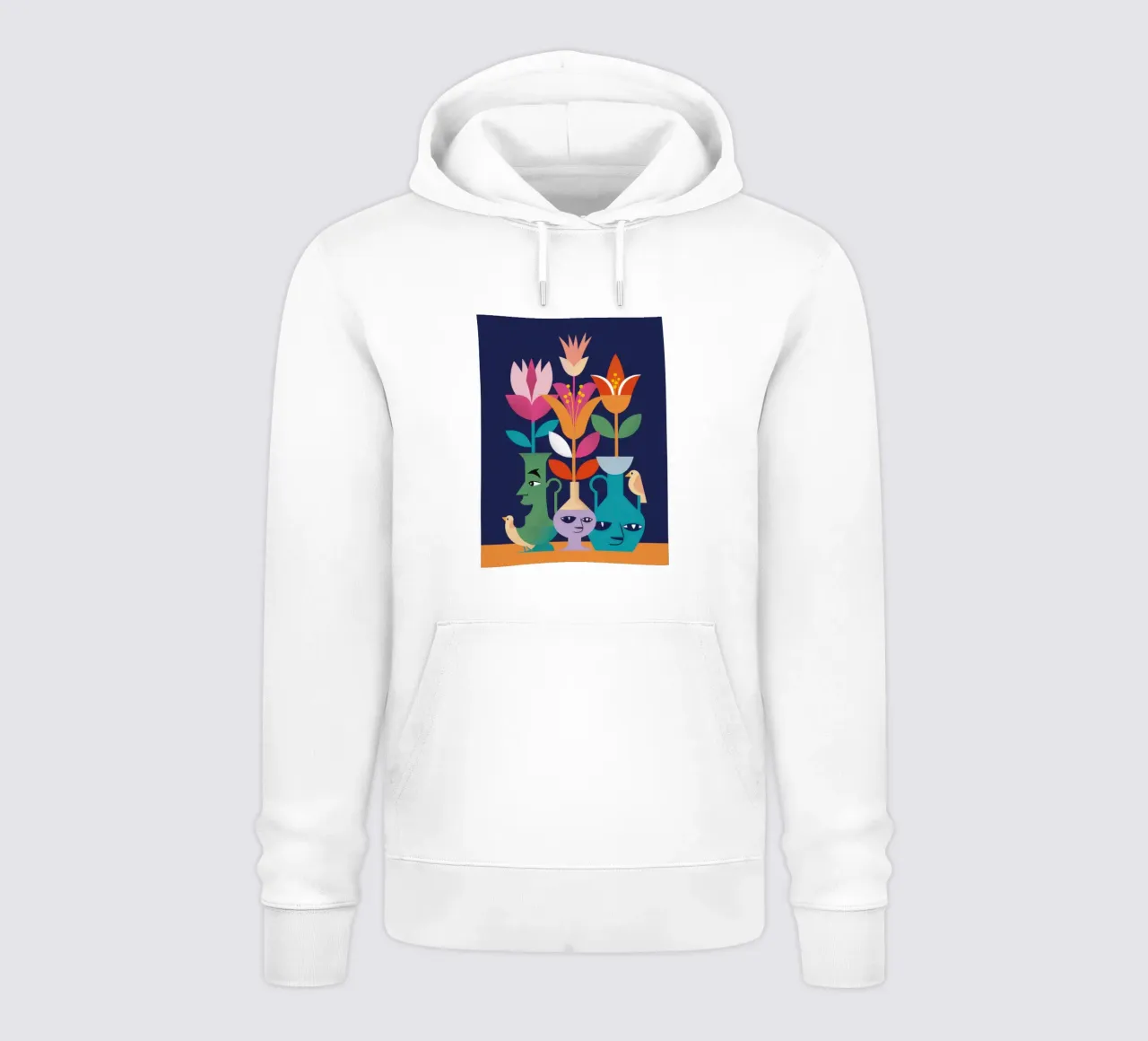 Folklore Tulip Gathering hoodie by Mossy Pigment