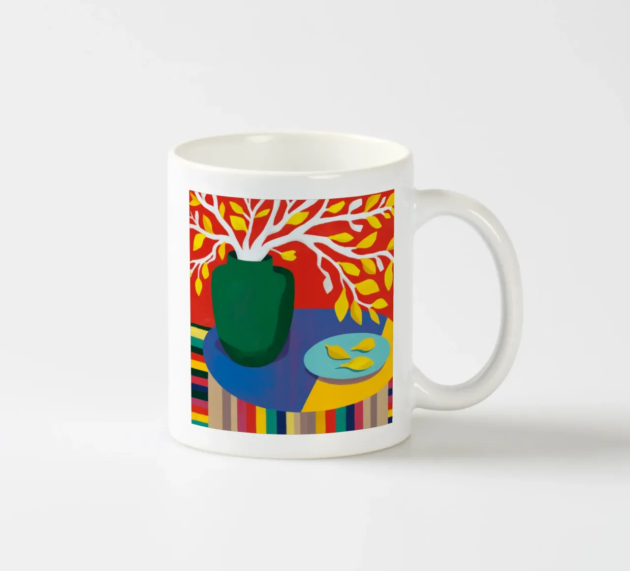 Cromatico Limone Immobile tazza in ceramica da Arcane Lines