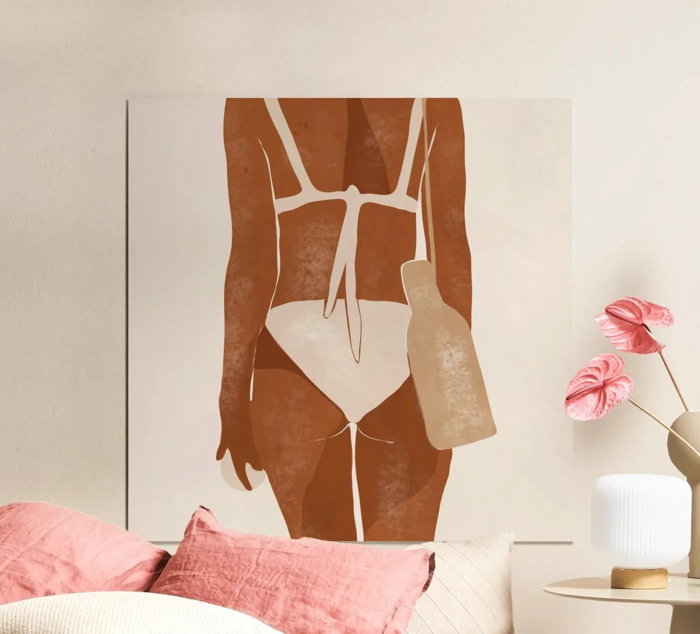 Stranddag poster van LeaDArt