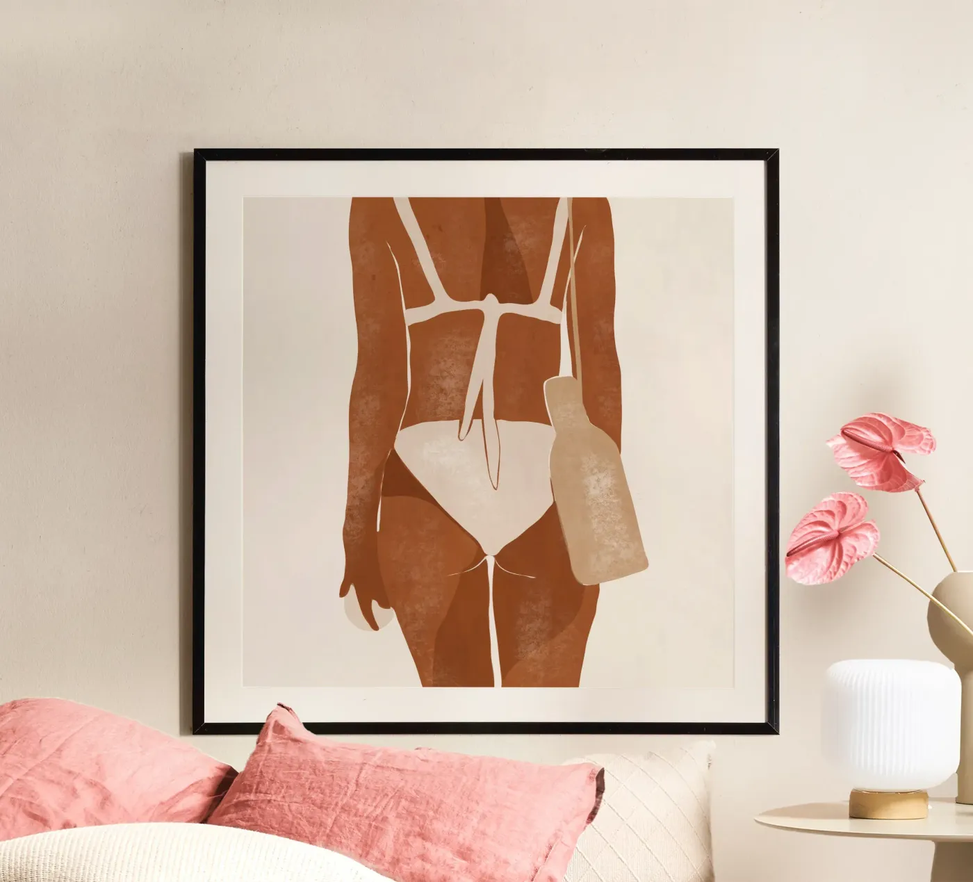 Stranddag poster van LeaDArt