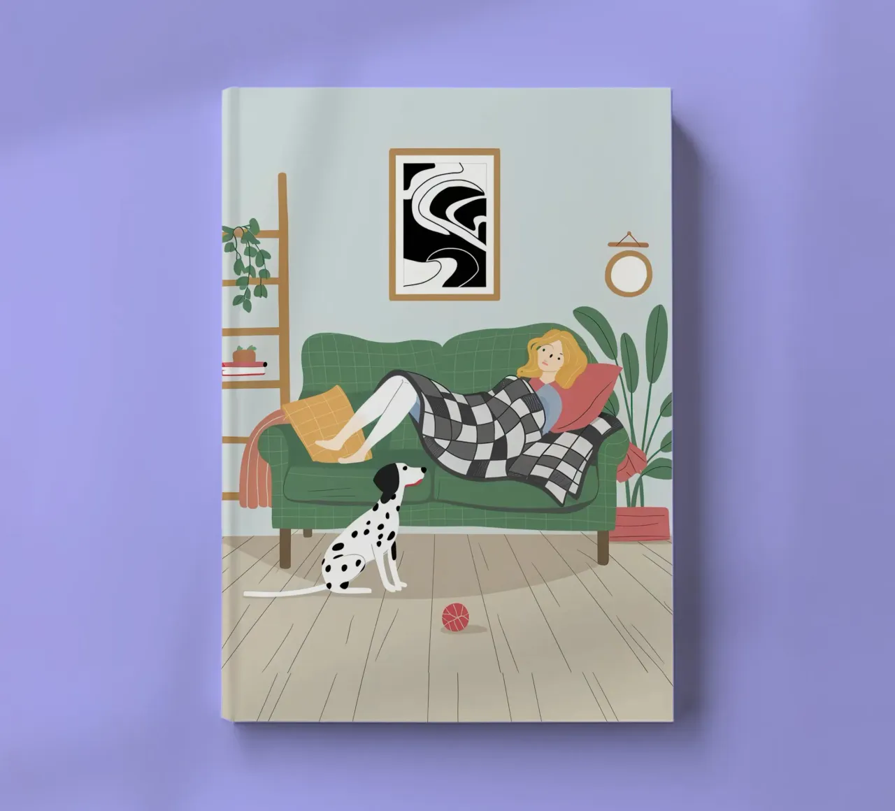 Dalmatian Daybed Dream notebook by Hollow Years