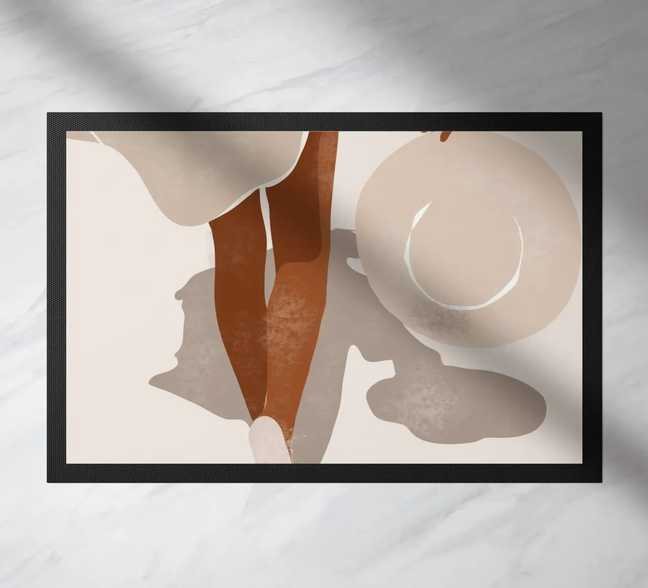 Stranddag deurmat van LeaDArt