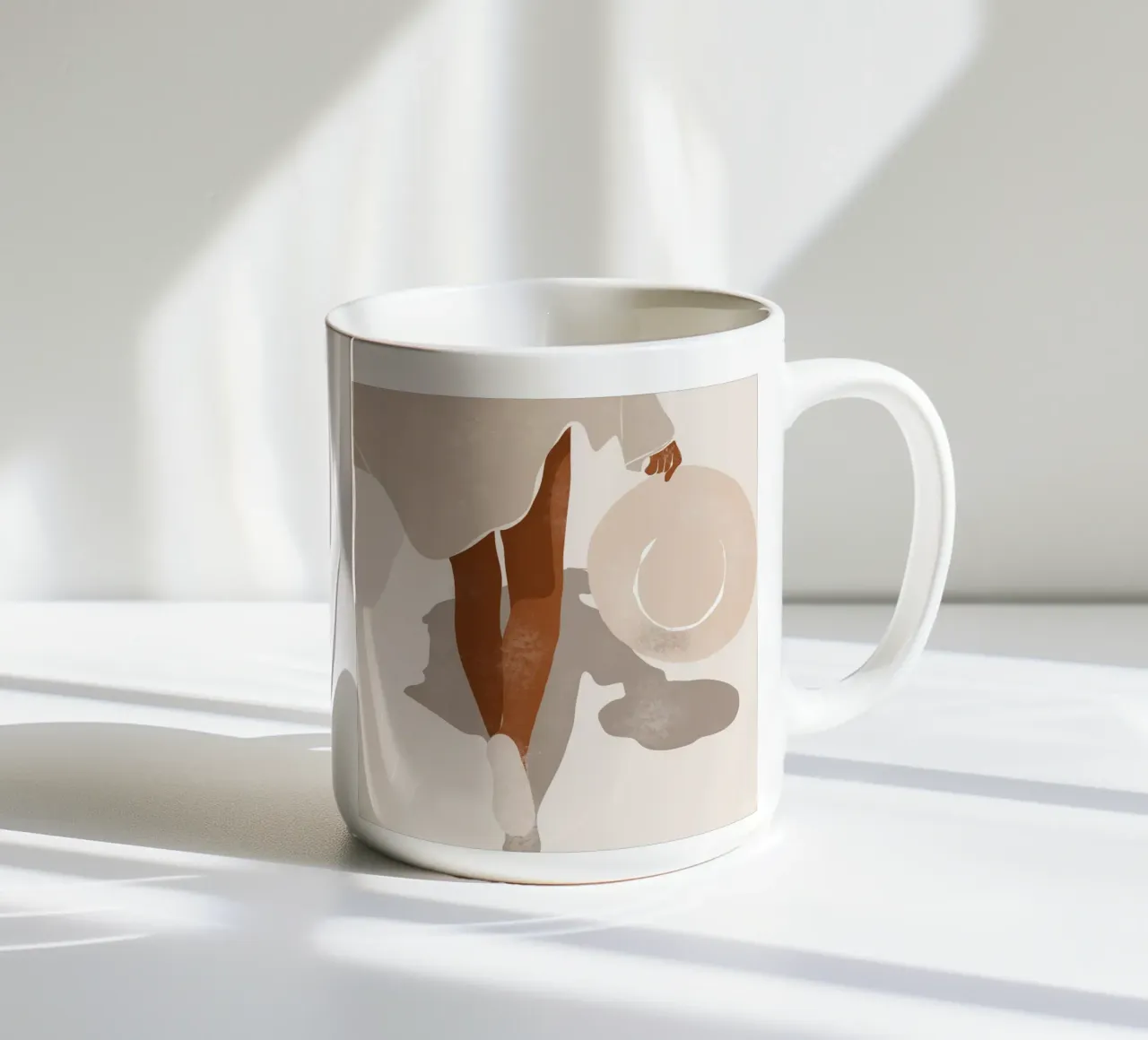 Giornata in spiaggia tazza in ceramica da LeaDArt