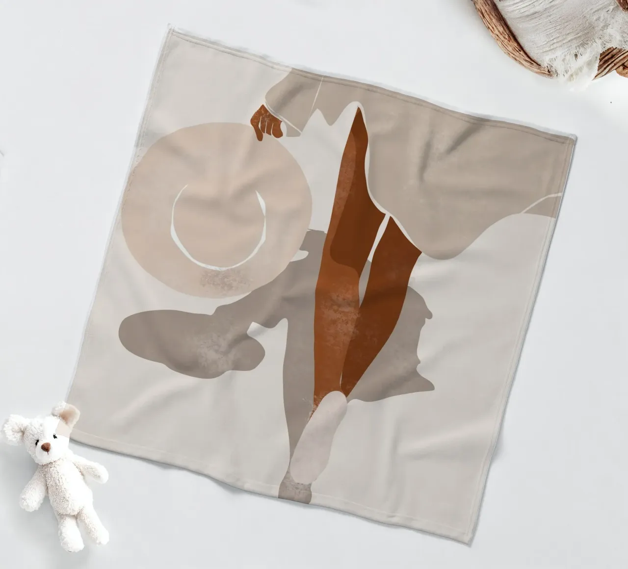 Beach Day fleece blanket by LeaDArt