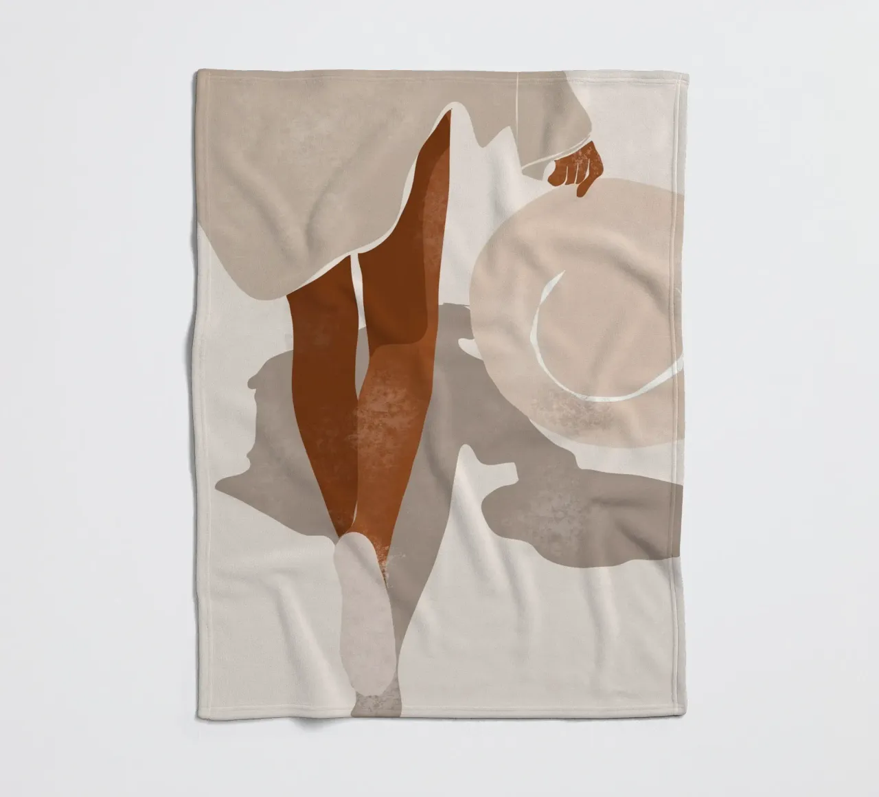 Beach Day fleece blanket by LeaDArt