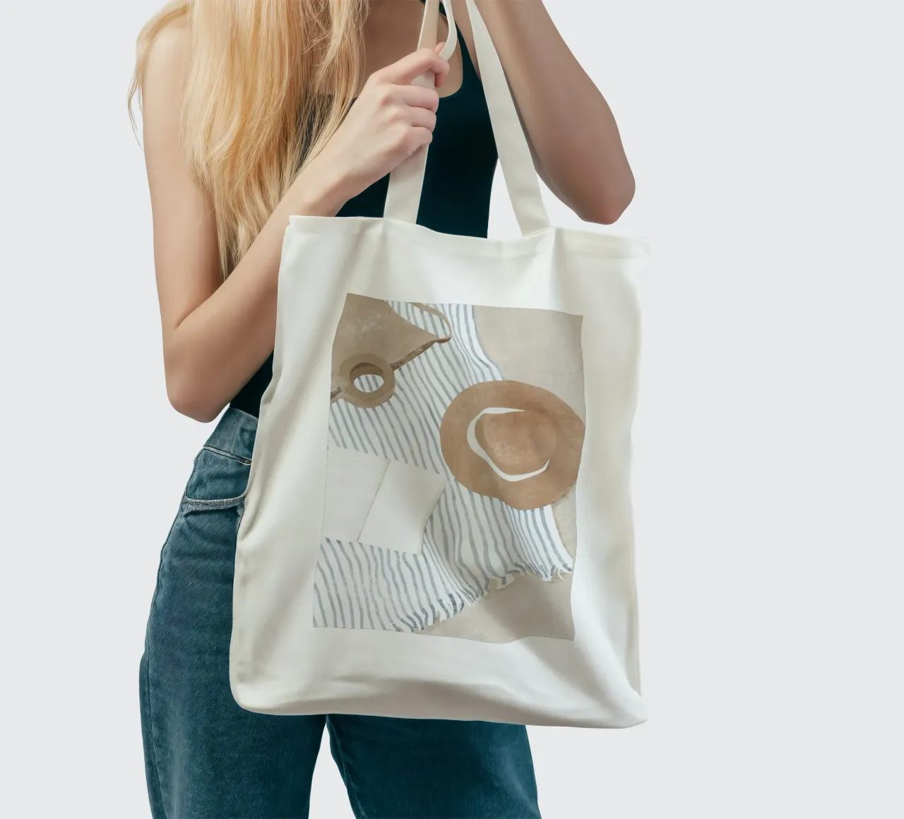 Pomeriggio in spiaggia borsa in juta da LeaDArt