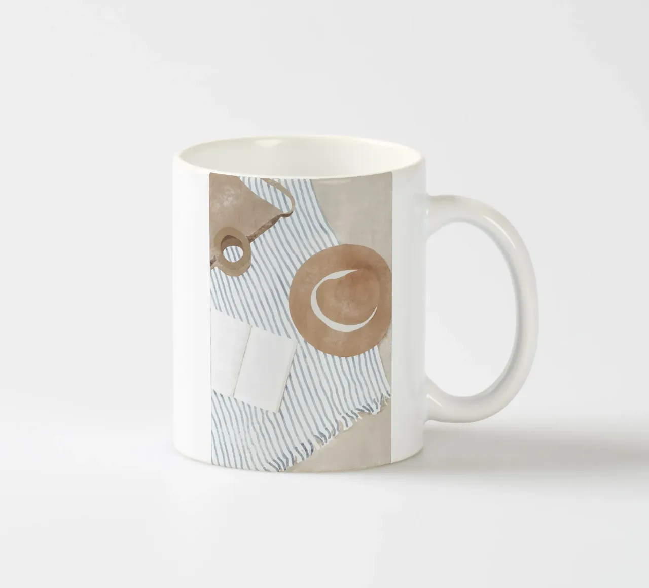 Pomeriggio in spiaggia tazza in ceramica da LeaDArt
