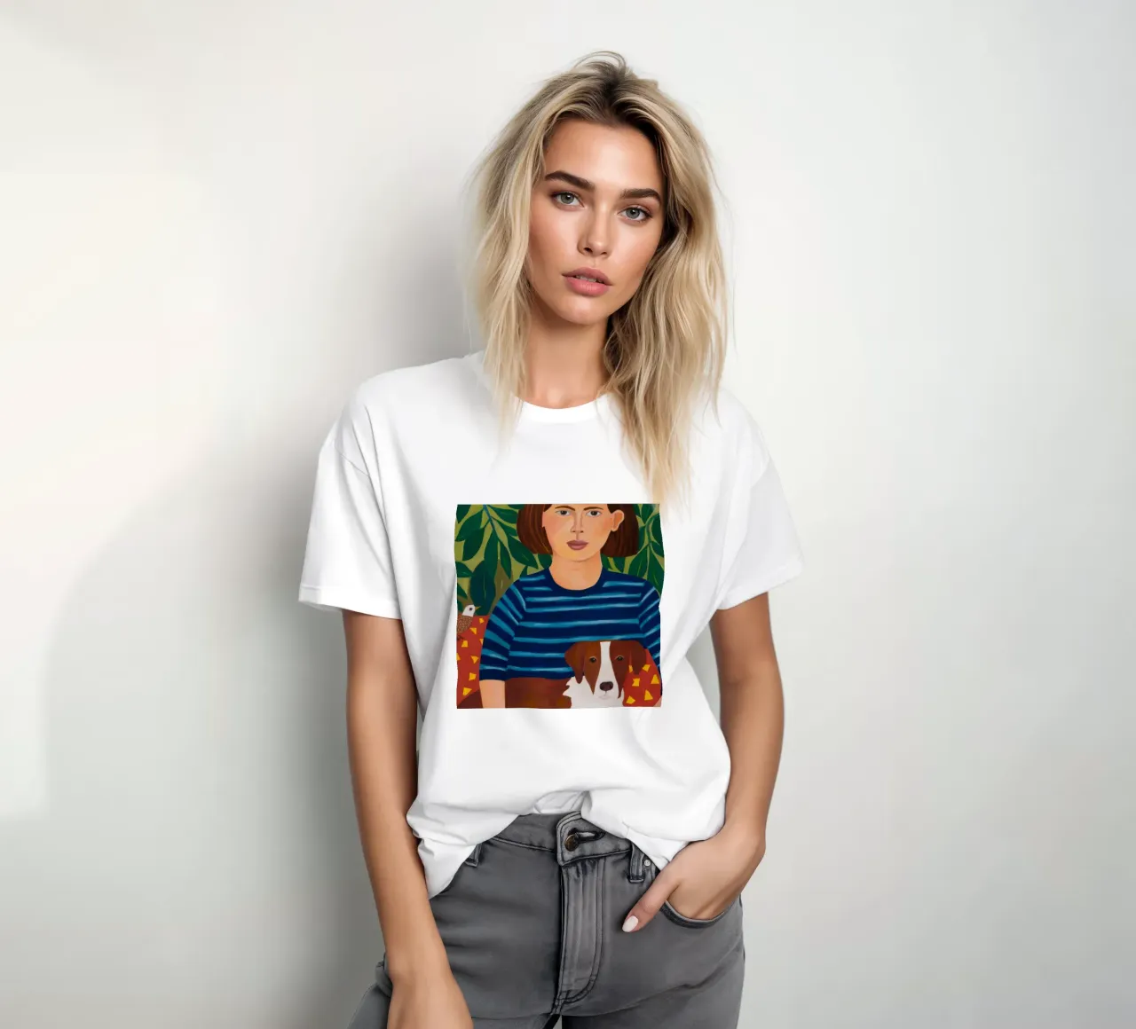 Fedele compagno canino t-shirt da Hollow Years