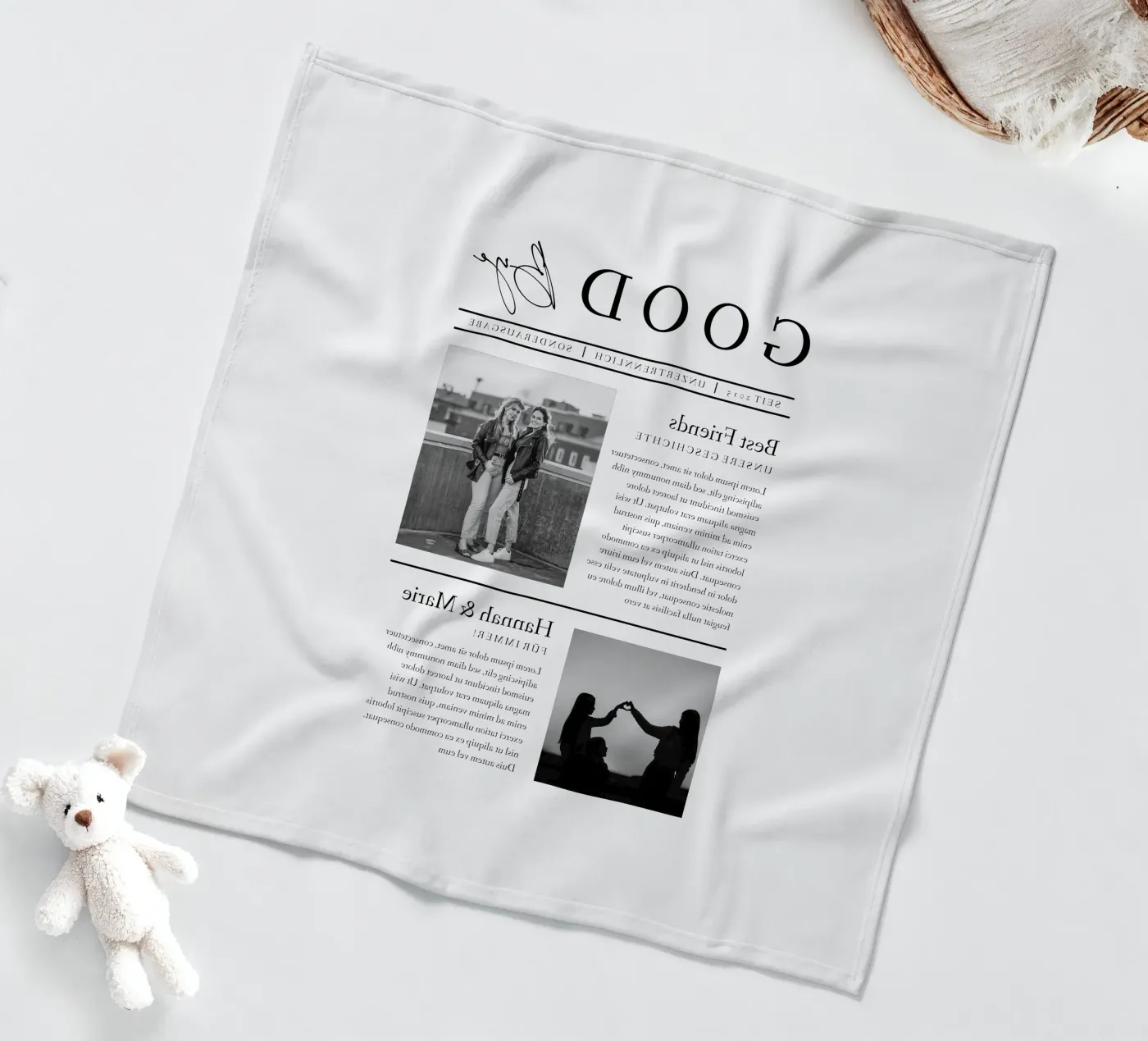 Goodbye coperta in pile da Kartenliebe