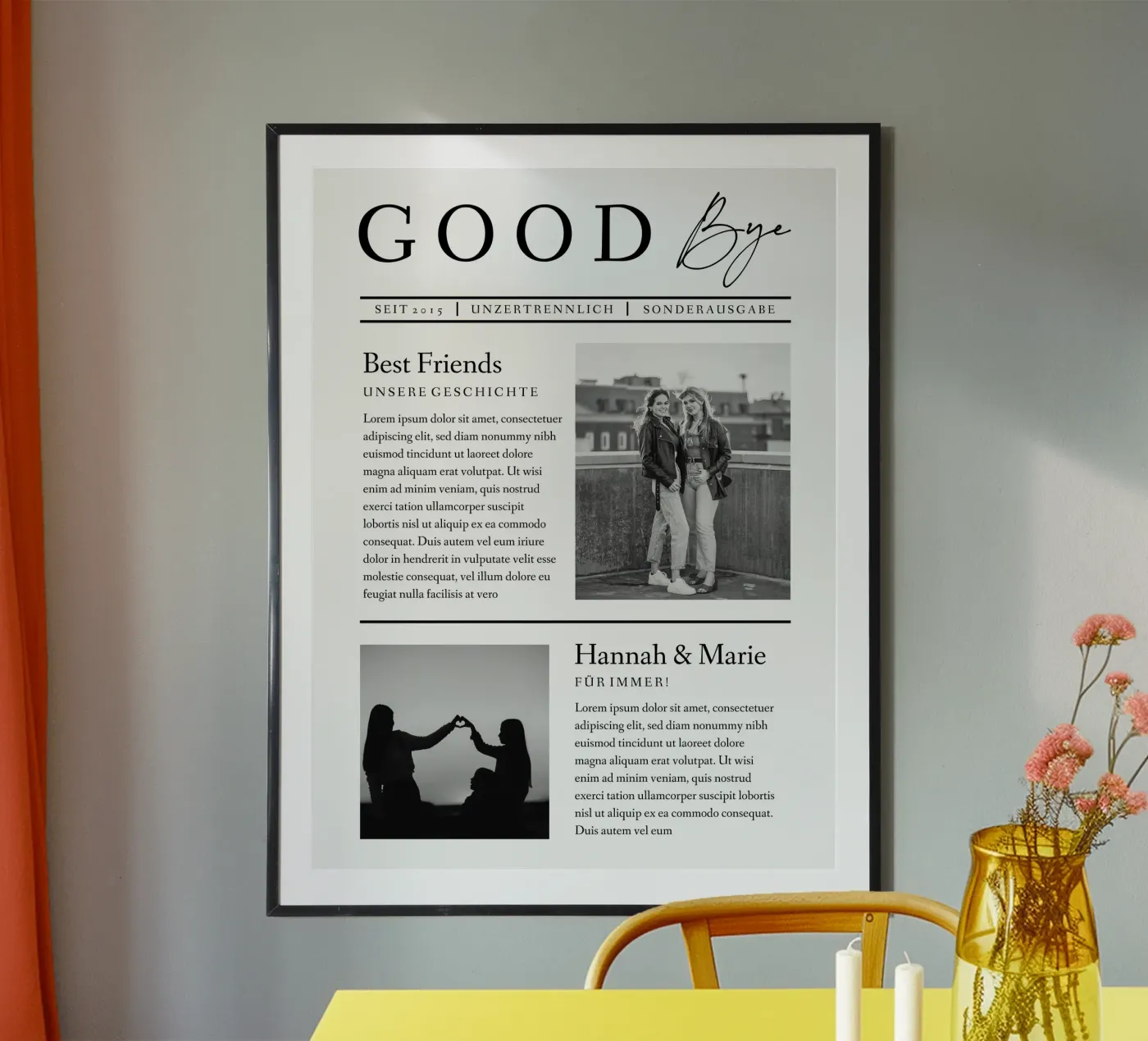 Goodbye poster da Kartenliebe