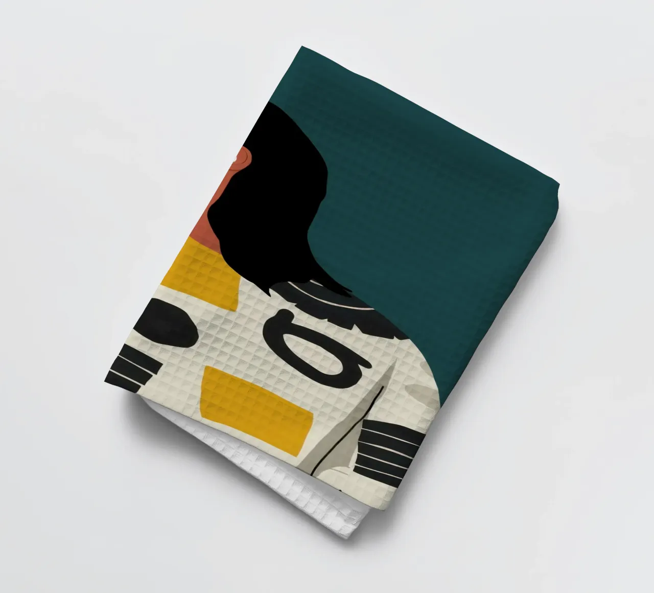 Abstract Modern Muse tea towel by Hollow Years