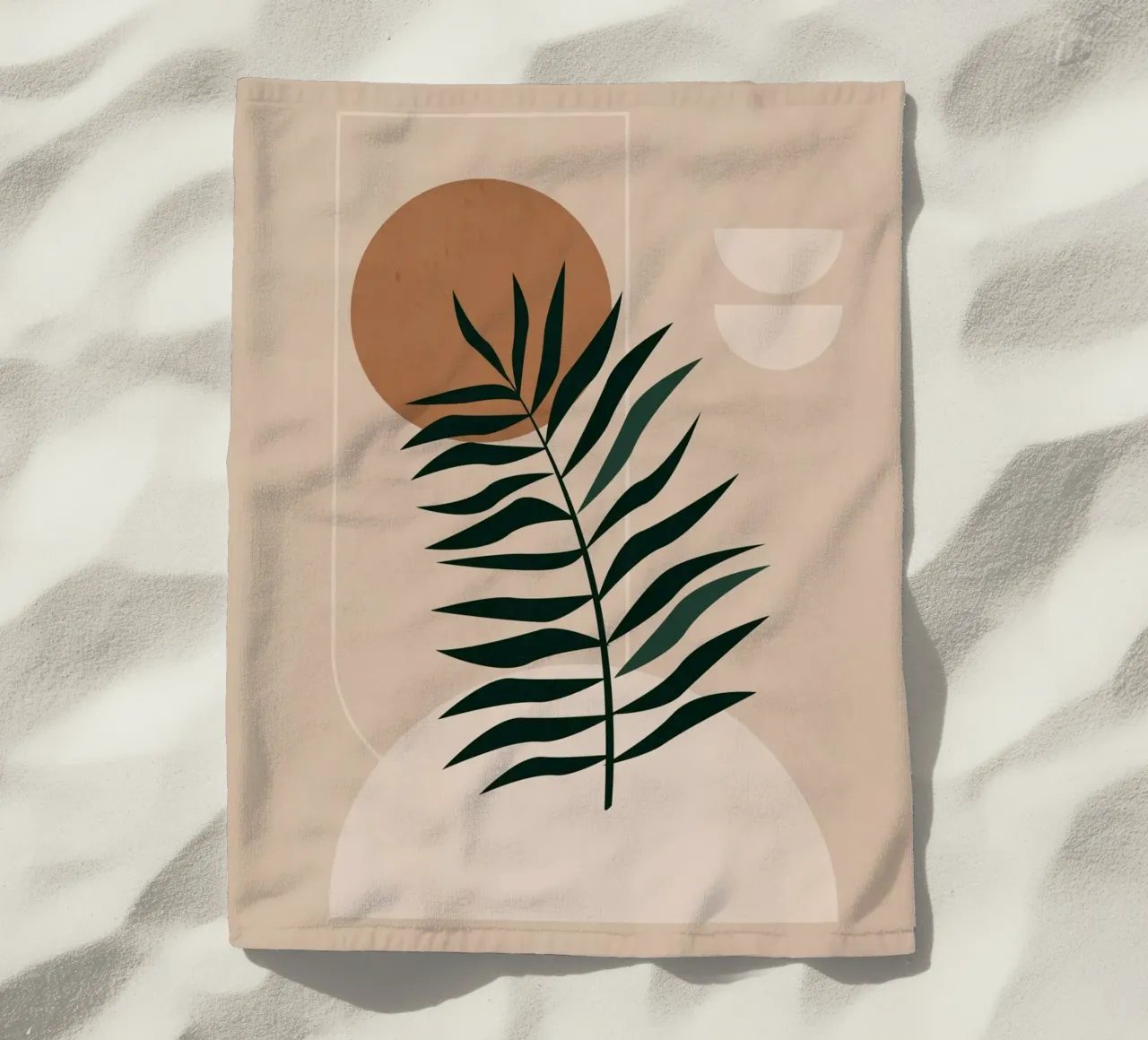 Equilibrio botanico telo mare da LeaDArt