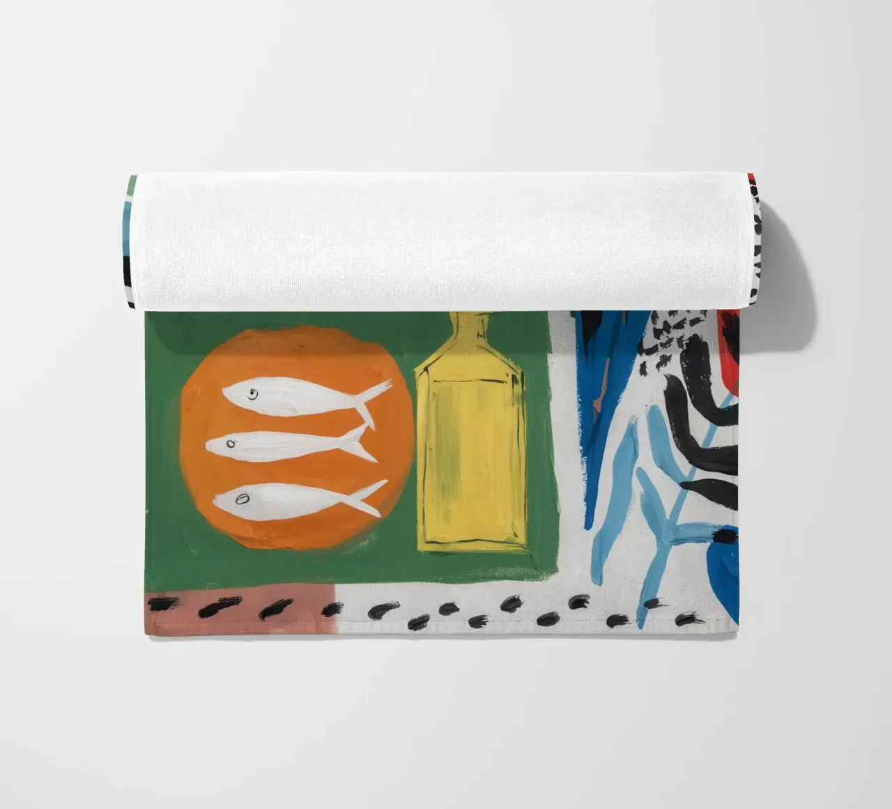 Tableau di pesce Trio telo mare da Arcane Lines