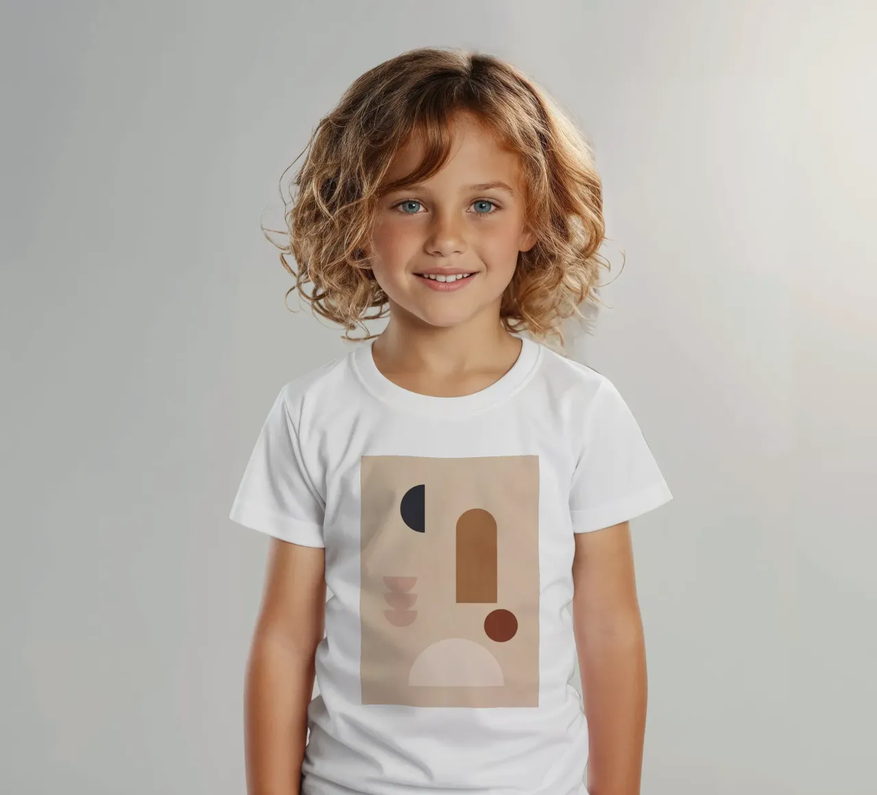 Shape Study kinder t-shirt van LeaDArt