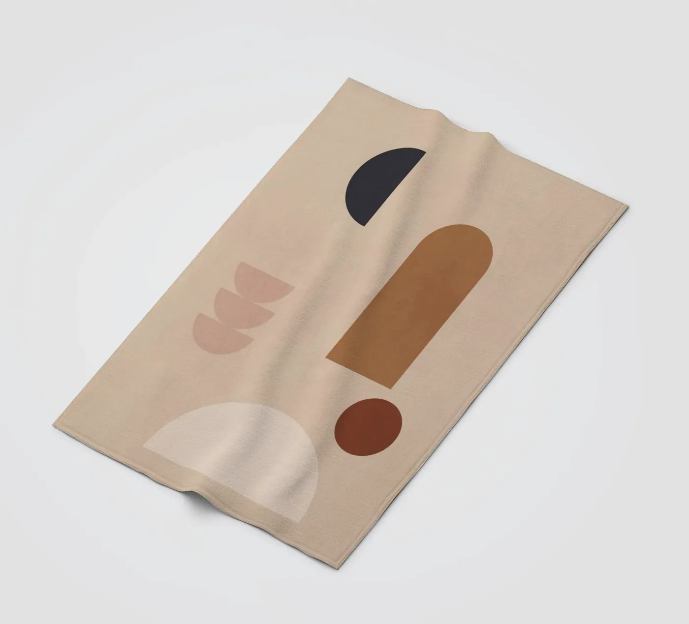 Shape Study fleecedeken van LeaDArt