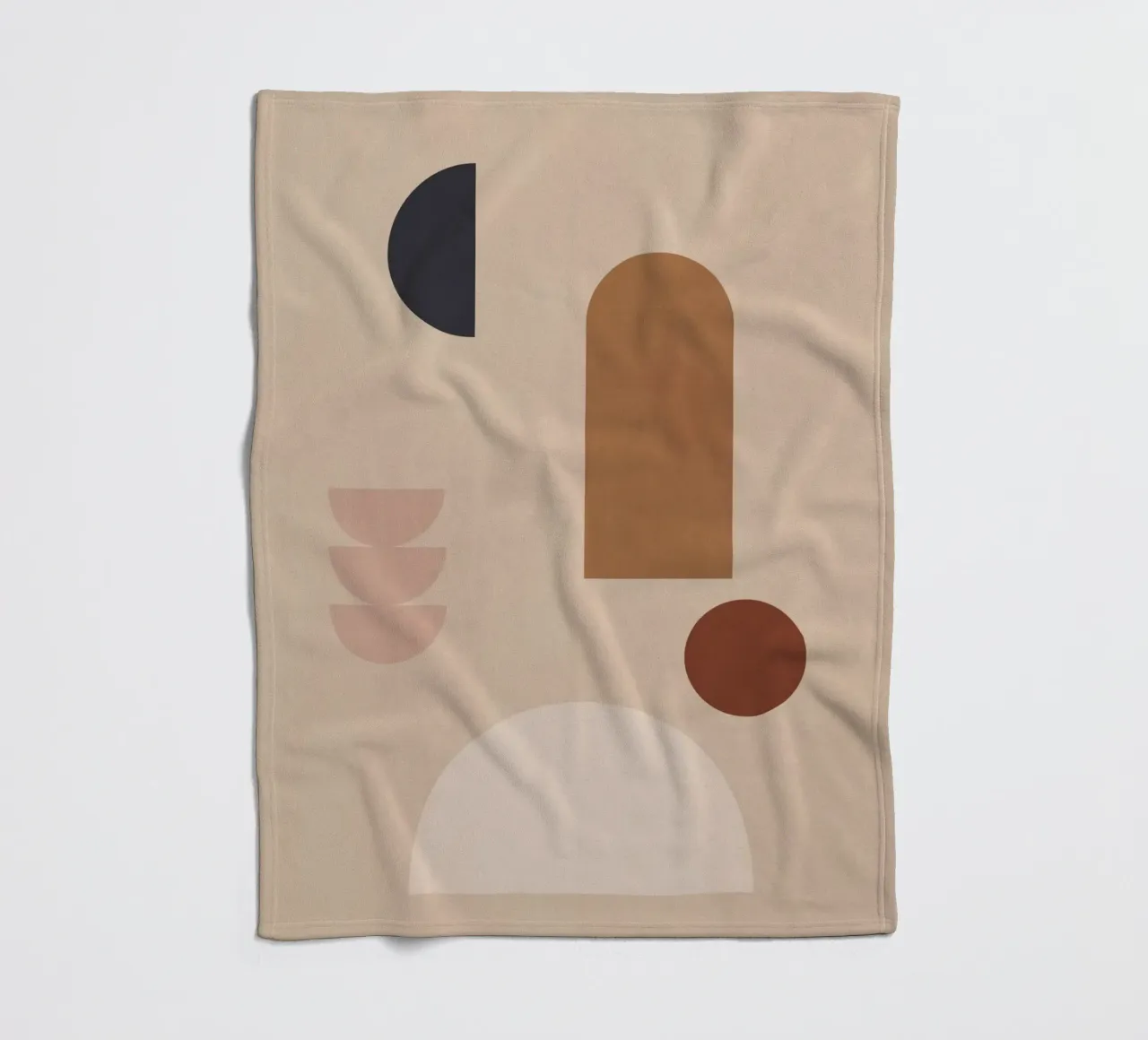 Shape Study fleece blanket by LeaDArt