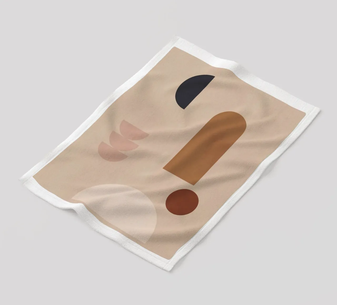 Shape Study fleece blanket by LeaDArt