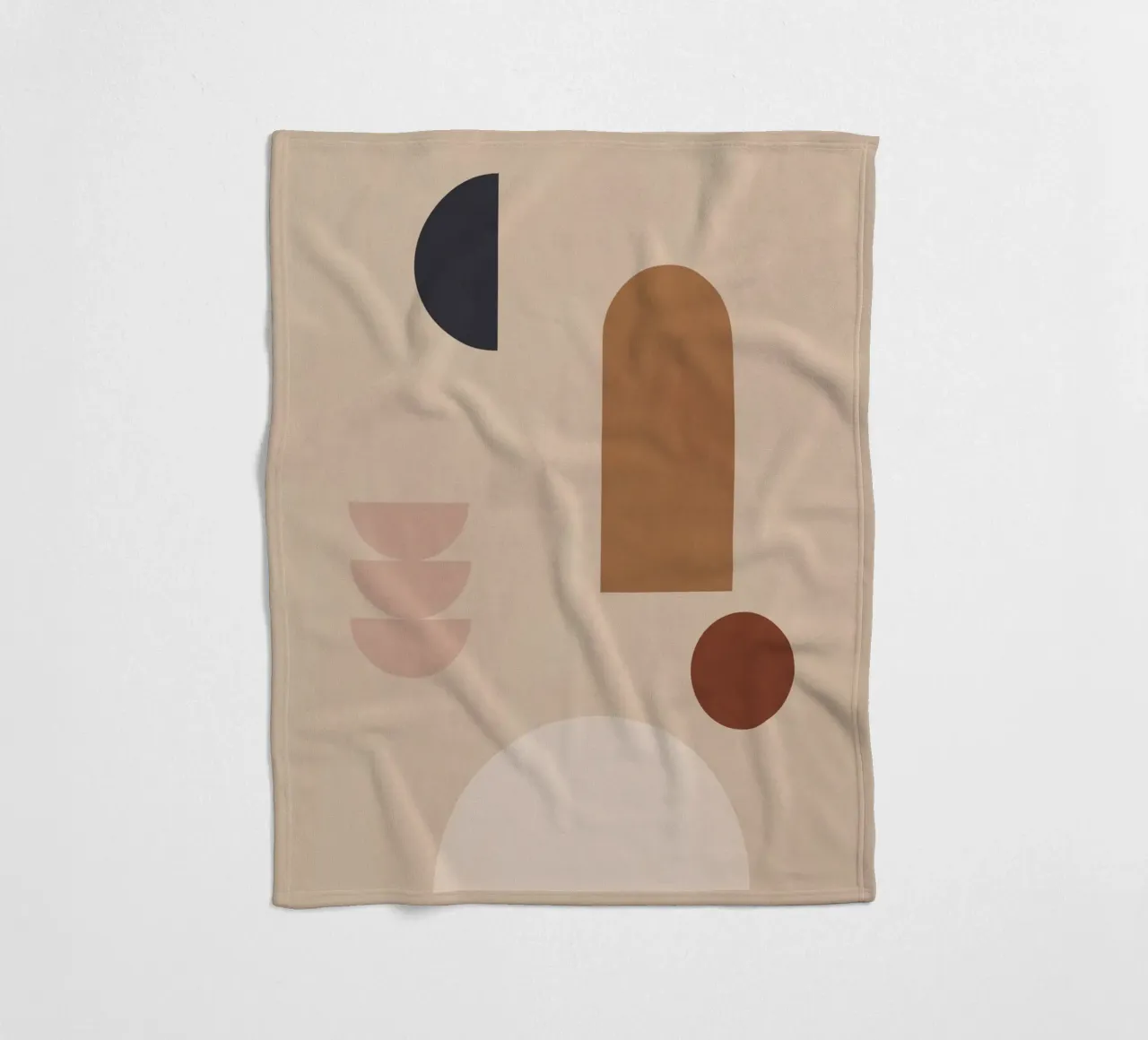 Shape Study fleece blanket by LeaDArt