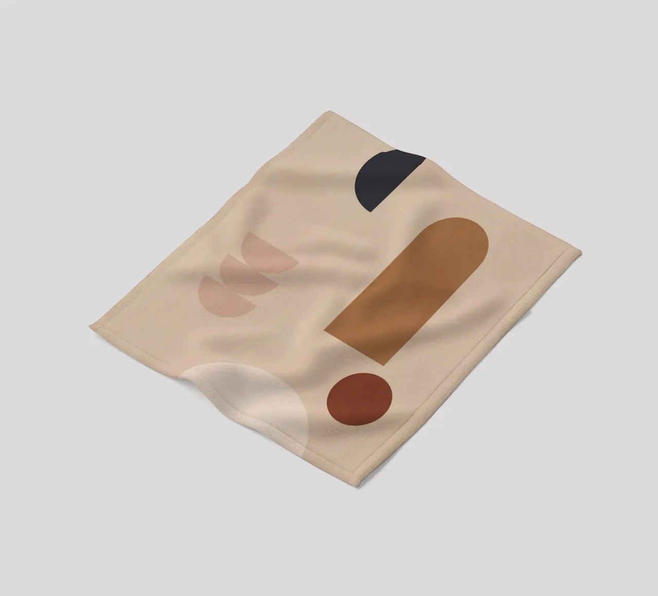 Shape Study fleece blanket by LeaDArt