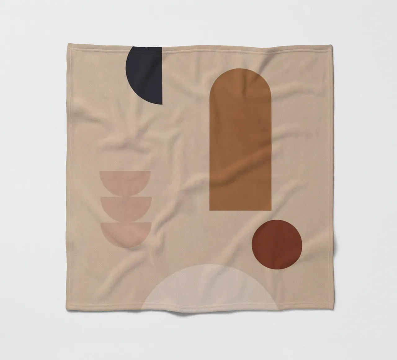 Shape Study fleece blanket by LeaDArt