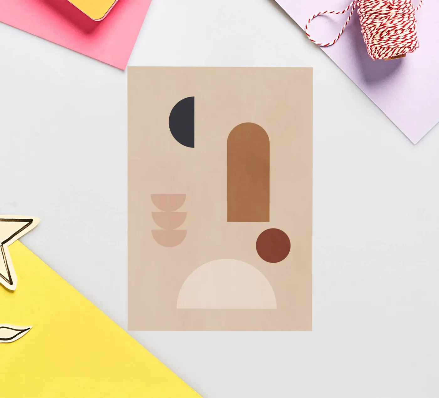 Shape Study Sticker von LeaDArt