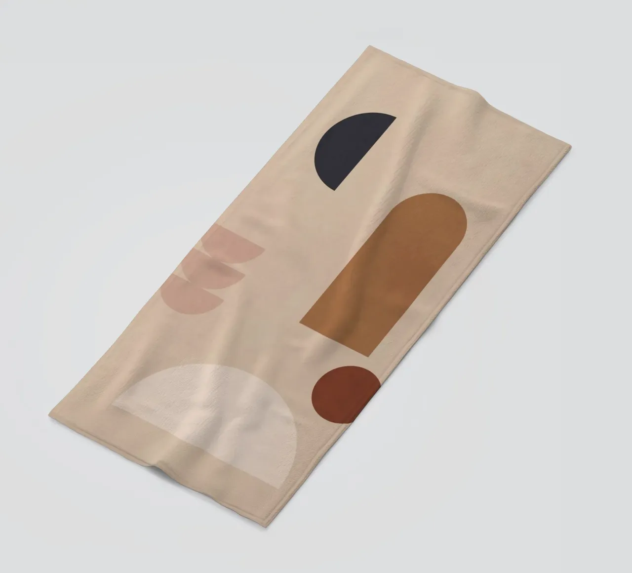 Shape Study beach towel by LeaDArt