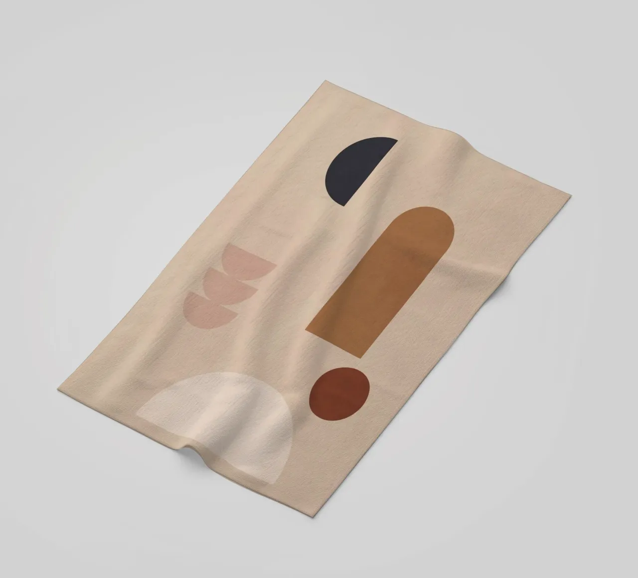 Shape Study beach towel by LeaDArt