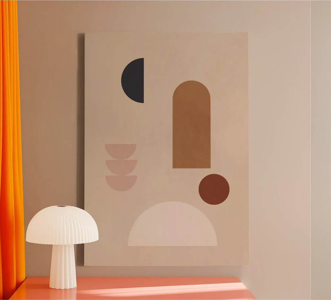 Shape Study canvas van LeaDArt