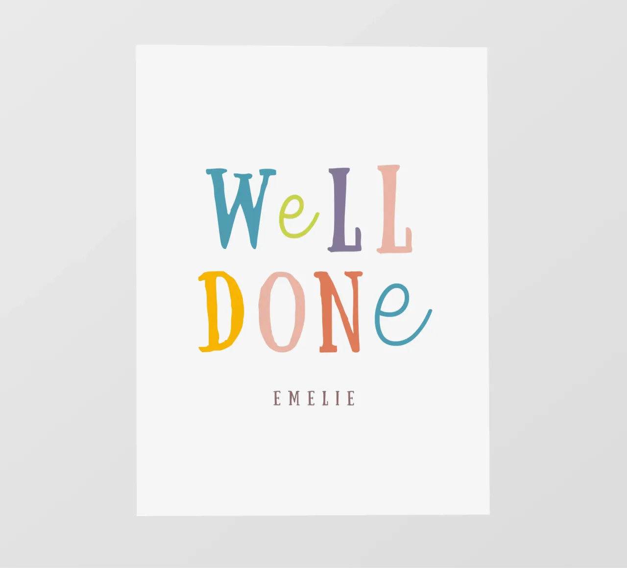 Well done telo in pvc da Kartenliebe