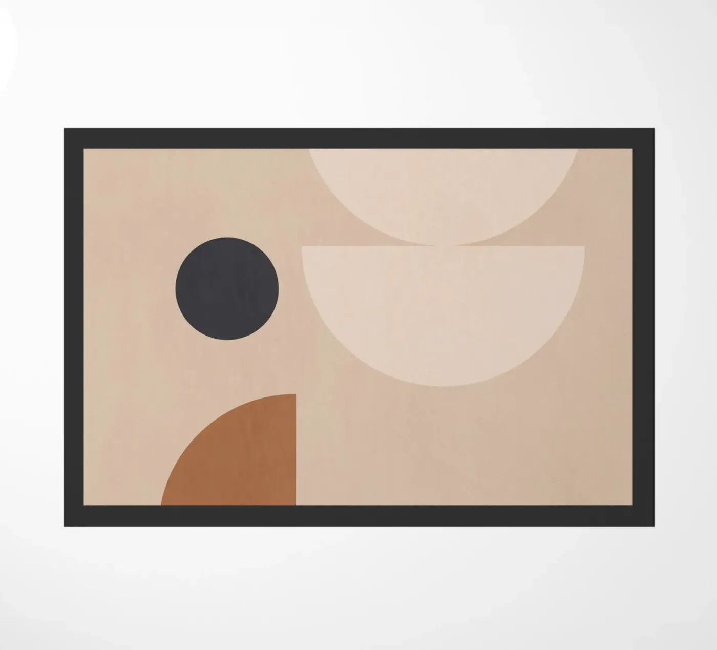 Neutral Harmony doormat by LeaDArt