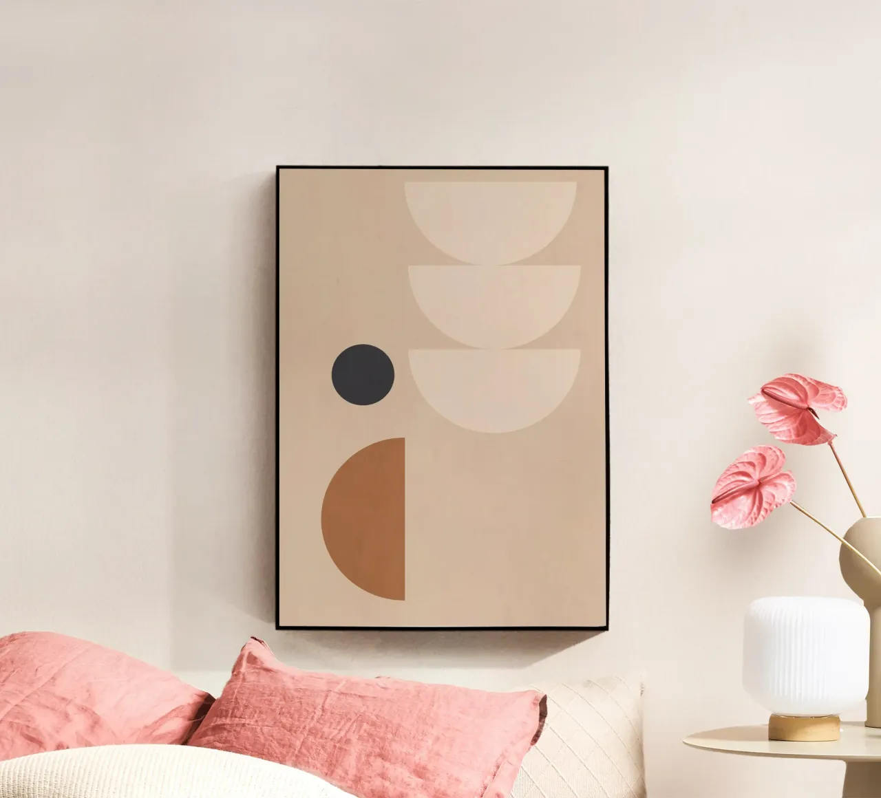 Neutral Harmony acrylic glass by LeaDArt
