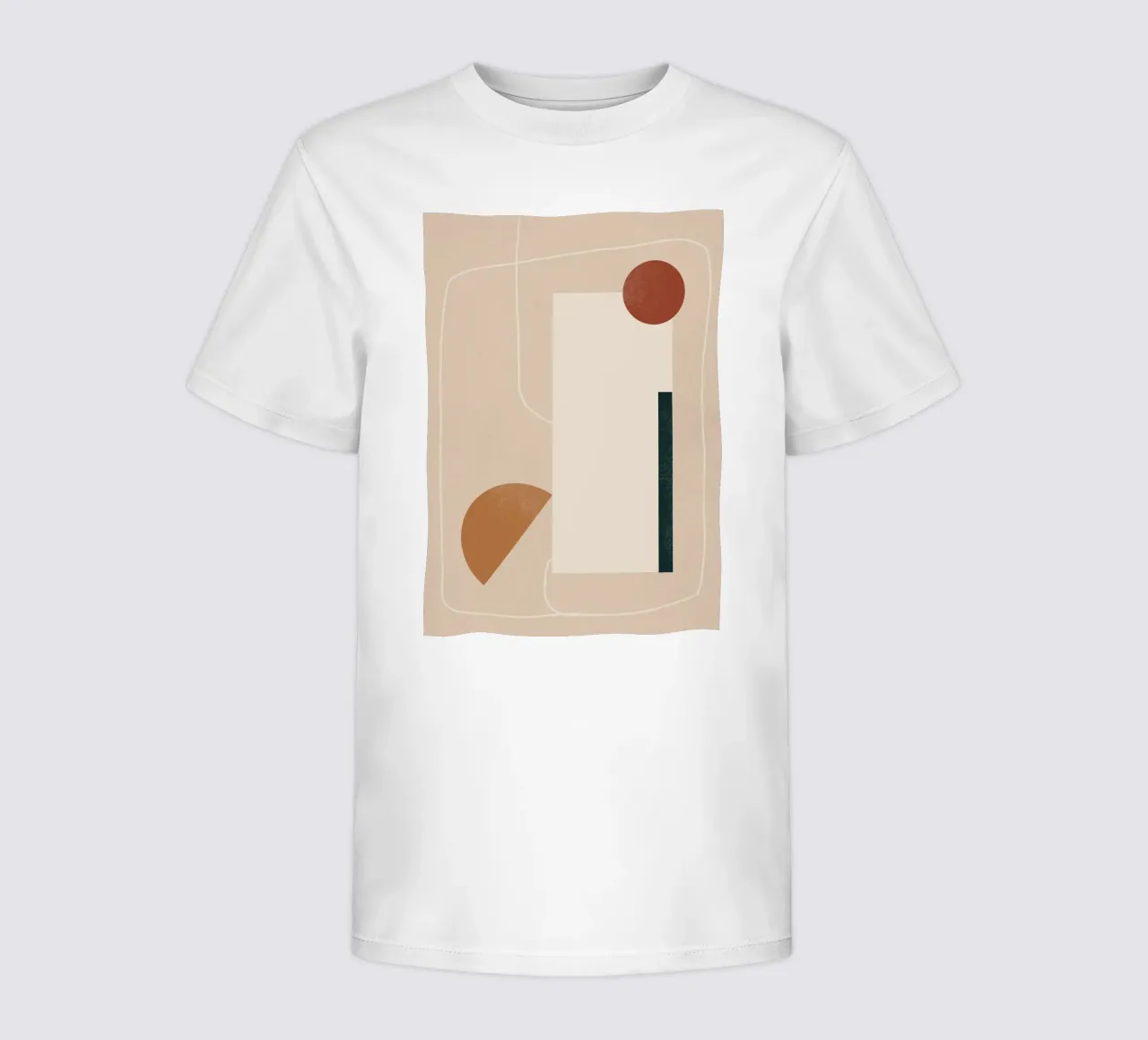 Shape Dialogue t-shirt bambini da LeaDArt
