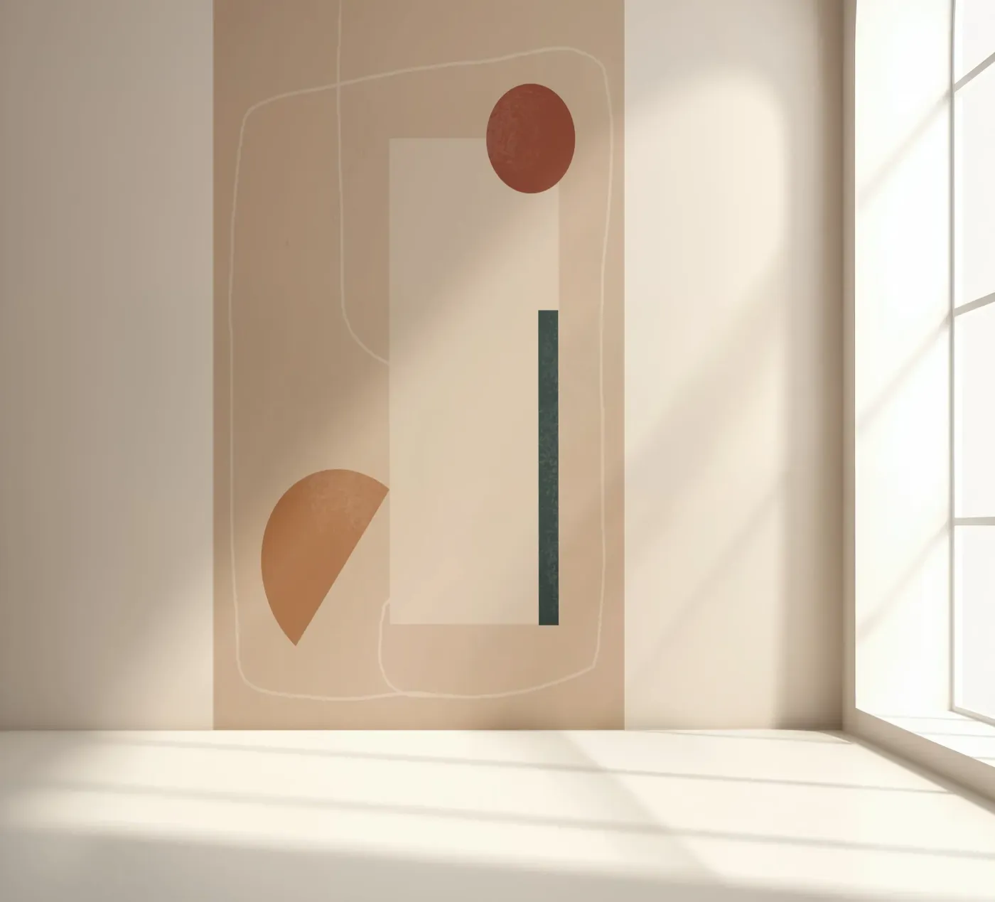 Vorm Dialoog fotobehang van LeaDArt