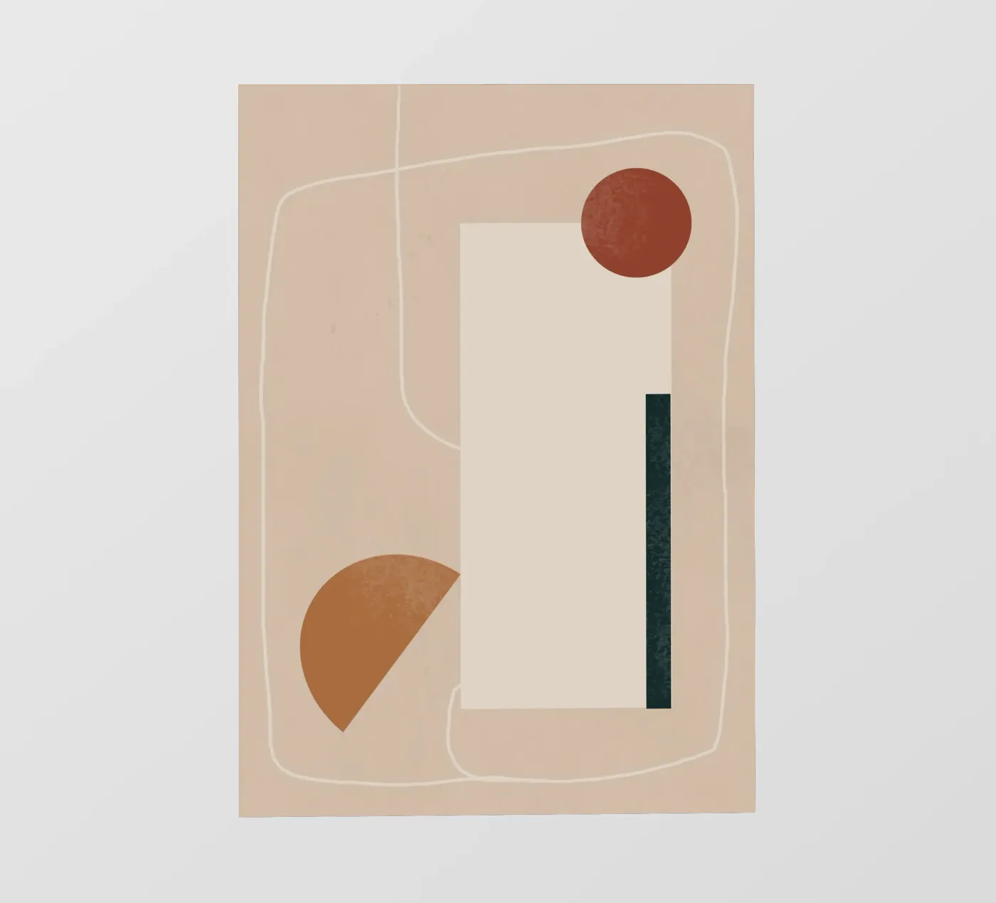 Vorm Dialoog fotobehang van LeaDArt