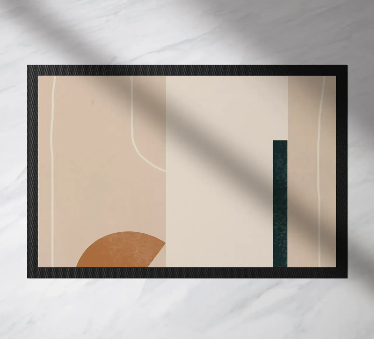 Shape Dialogue doormat by LeaDArt