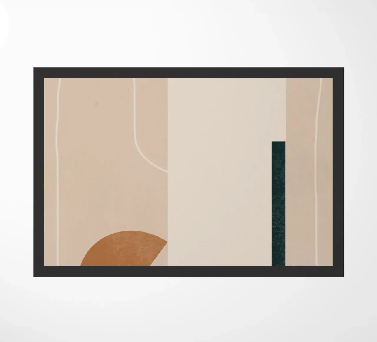 Shape Dialogue doormat by LeaDArt