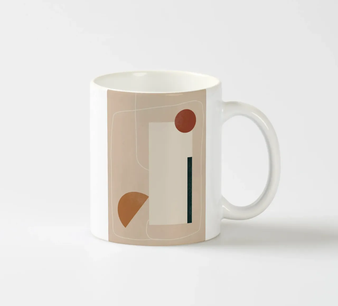 Dialogo sulla forma tazza in ceramica da LeaDArt