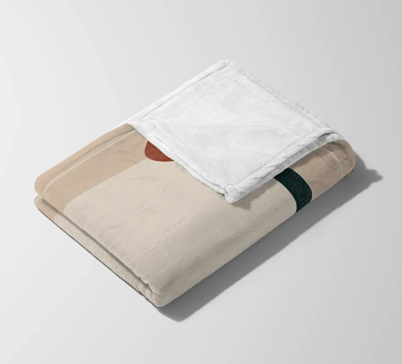 Shape Dialogue fleece blanket by LeaDArt