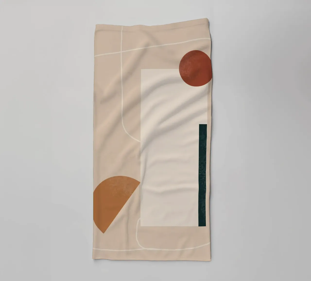 Shape Dialogue towel by LeaDArt