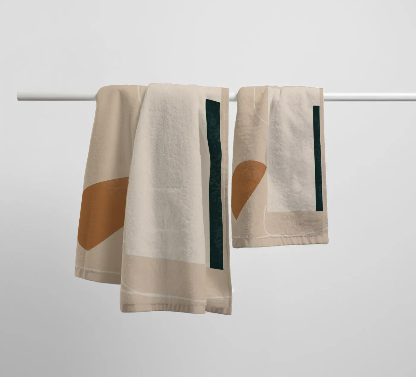 Vorm Dialoog badhanddoek van LeaDArt